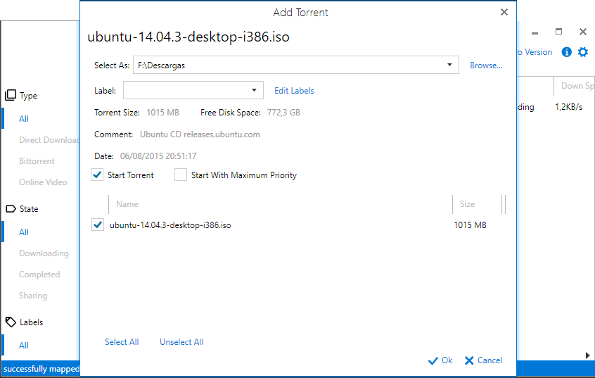 Adding a magnet link to TotalD